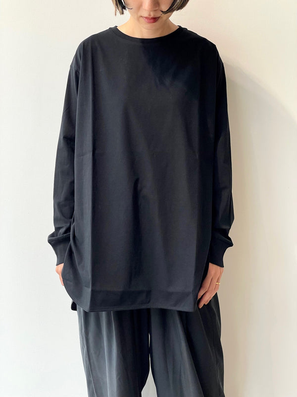 SWITCHING CREW NECK CUT-SEW（2色）