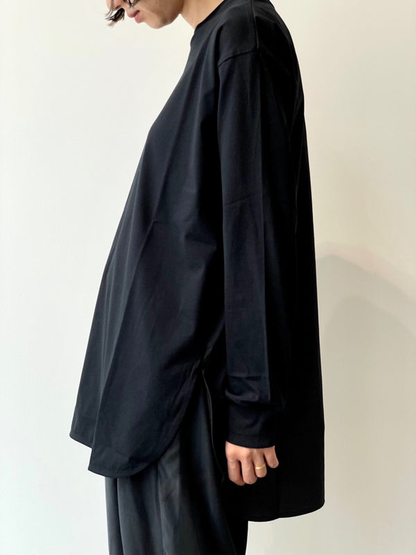 SWITCHING CREW NECK CUT-SEW（2色）