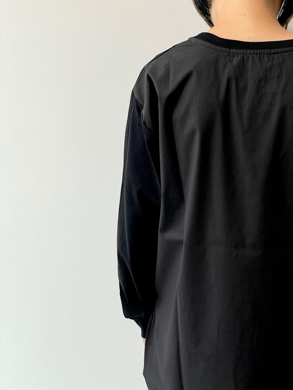 SWITCHING CREW NECK CUT-SEW（2色）