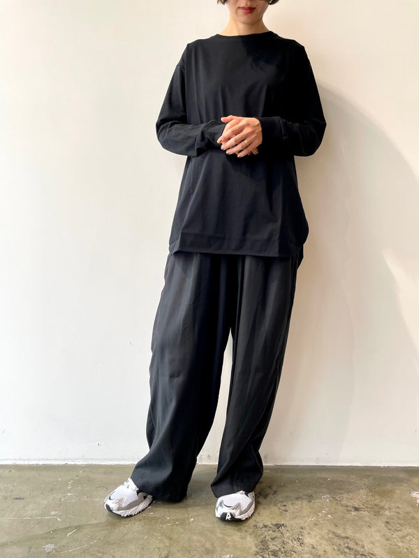 SWITCHING CREW NECK CUT-SEW（2色）