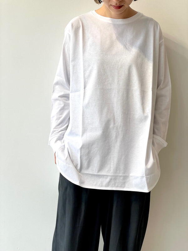 SWITCHING CREW NECK CUT-SEW（2色）