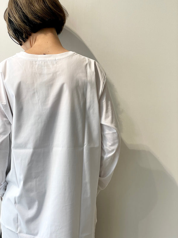 SWITCHING CREW NECK CUT-SEW（2色）