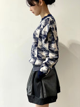 画像をギャラリービューアに読み込む, Jacquard knit pullover
