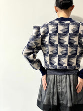 画像をギャラリービューアに読み込む, Jacquard knit pullover
