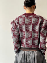 画像をギャラリービューアに読み込む, Jacquard knit pullover
