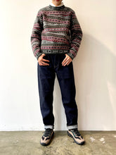 画像をギャラリービューアに読み込む, CRAZY FAIR ISLE KNIT PULLOVER

