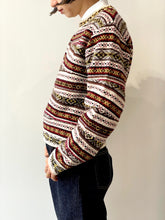 画像をギャラリービューアに読み込む, CRAZY FAIR ISLE KNIT PULLOVER
