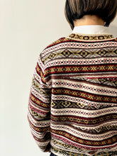 画像をギャラリービューアに読み込む, CRAZY FAIR ISLE KNIT PULLOVER
