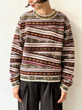 画像をギャラリービューアに読み込む, CRAZY FAIR ISLE KNIT PULLOVER
