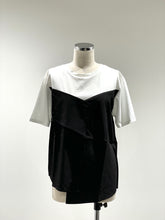 画像をギャラリービューアに読み込む, Different material asymmetry cut&amp;sew
