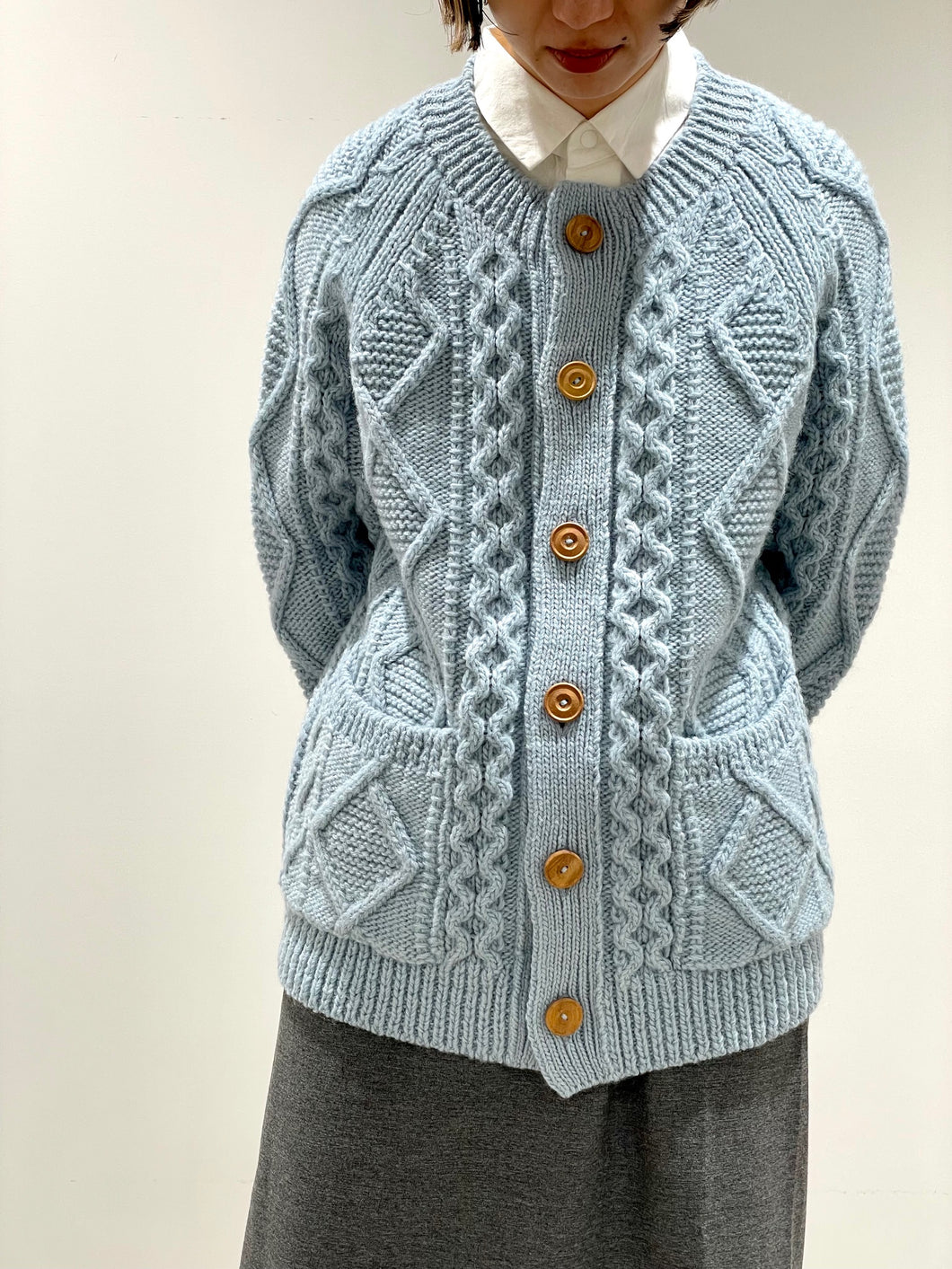ARAN KNIT CARDIGAN