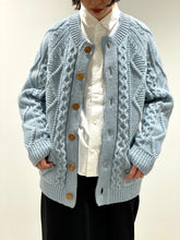画像をギャラリービューアに読み込む, ARAN KNIT CARDIGAN
