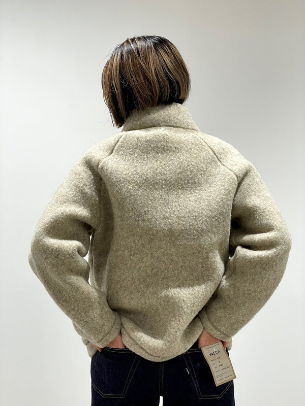 Wool fleece Zip-Up Jacket