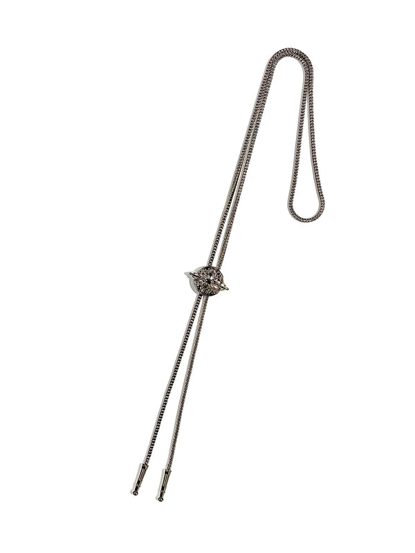 Metal concho loop tie
