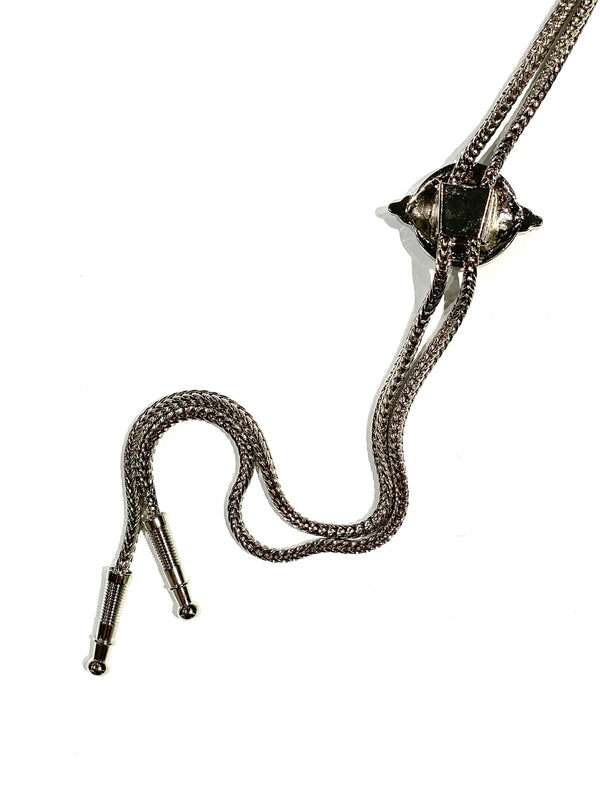 Metal concho loop tie