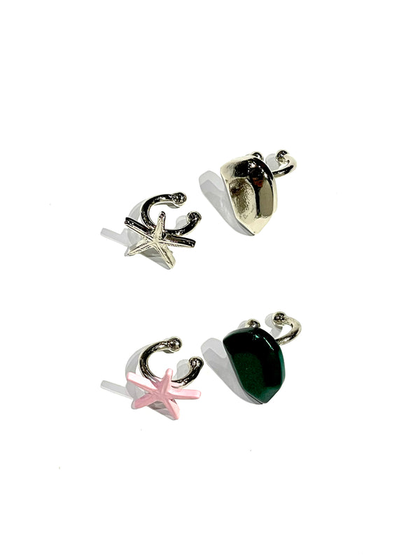 Motif ear cuff set