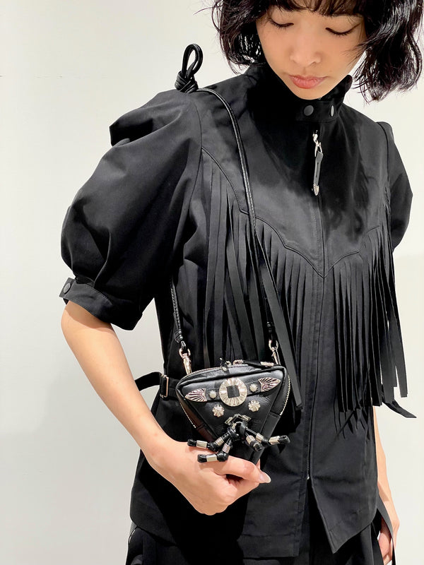 Triangle shoulder pouch