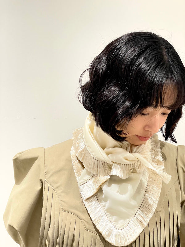 Fringe scarf
