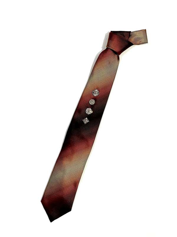 Metal concho tie