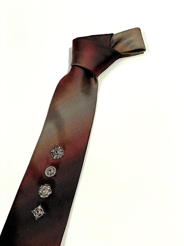 Metal concho tie