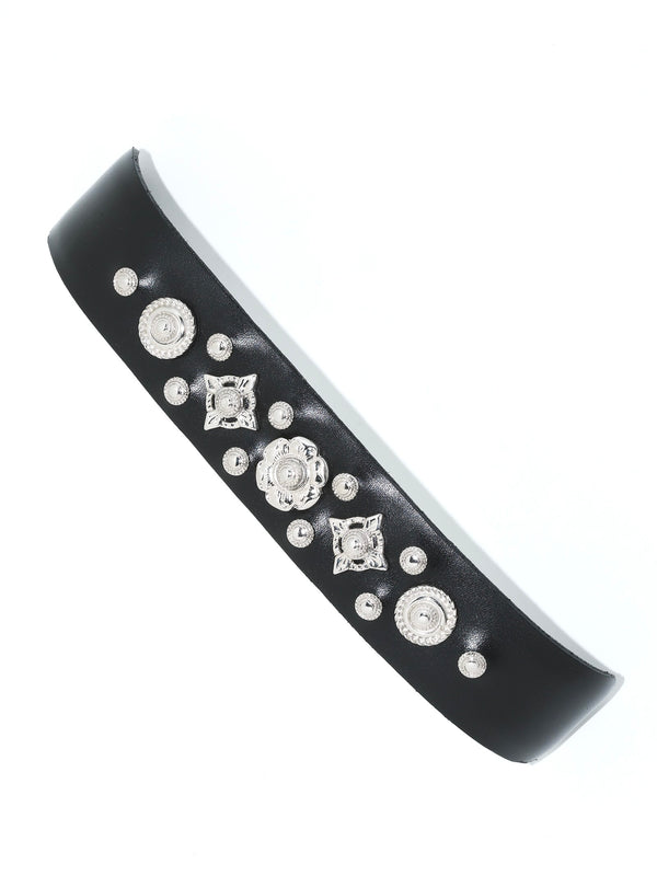 Leather roll bangle