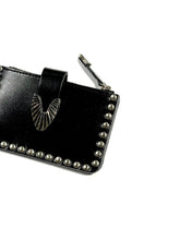 画像をギャラリービューアに読み込む, Leather wallet studs small
