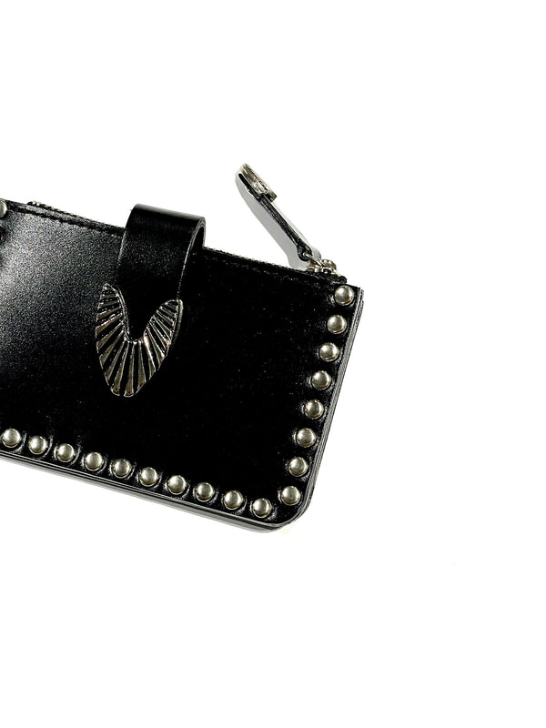 Leather wallet studs small