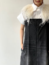 画像をギャラリービューアに読み込む, Suspenders denim dress
