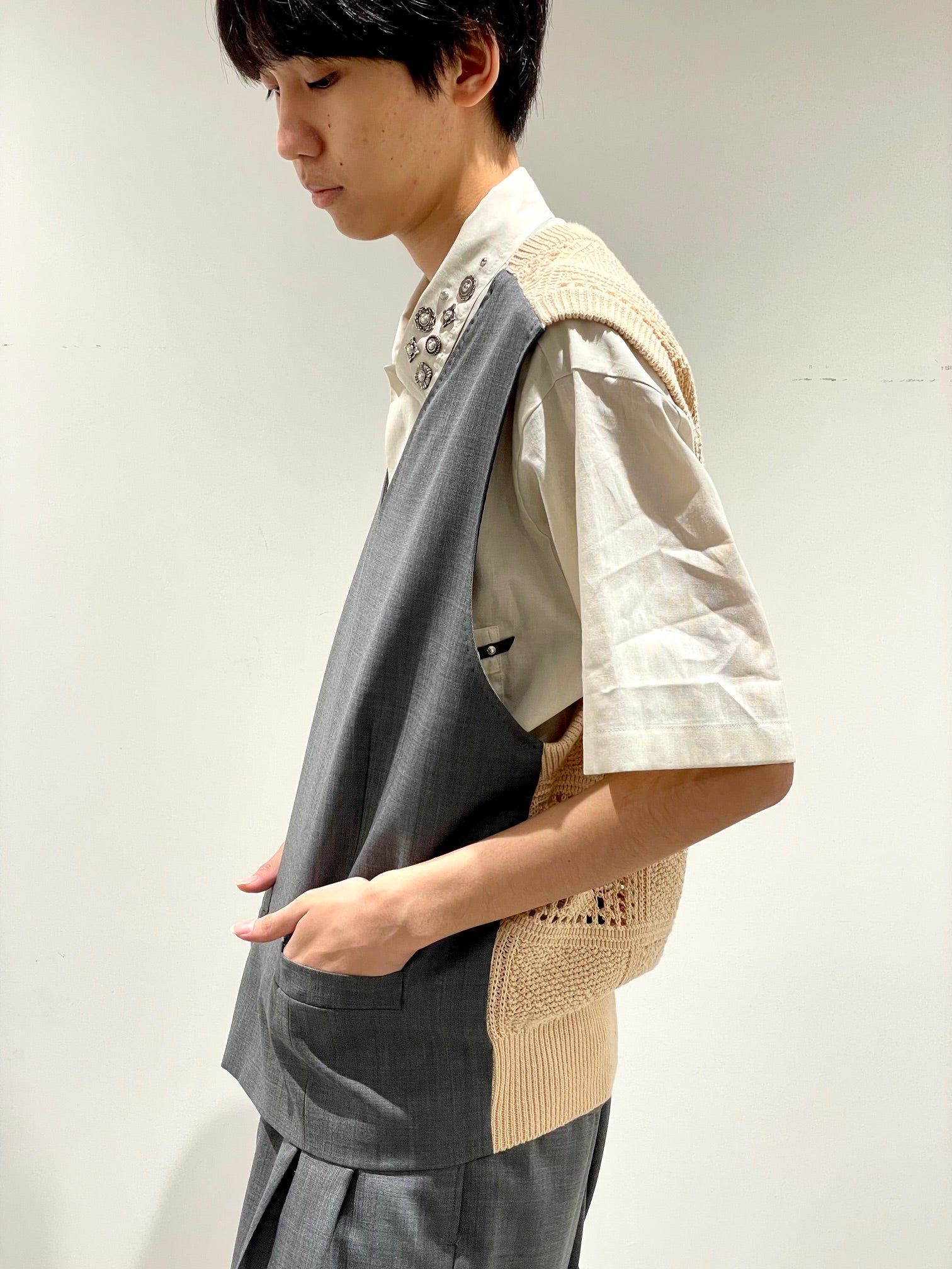 Polyester wool vest – FUKIONLINE