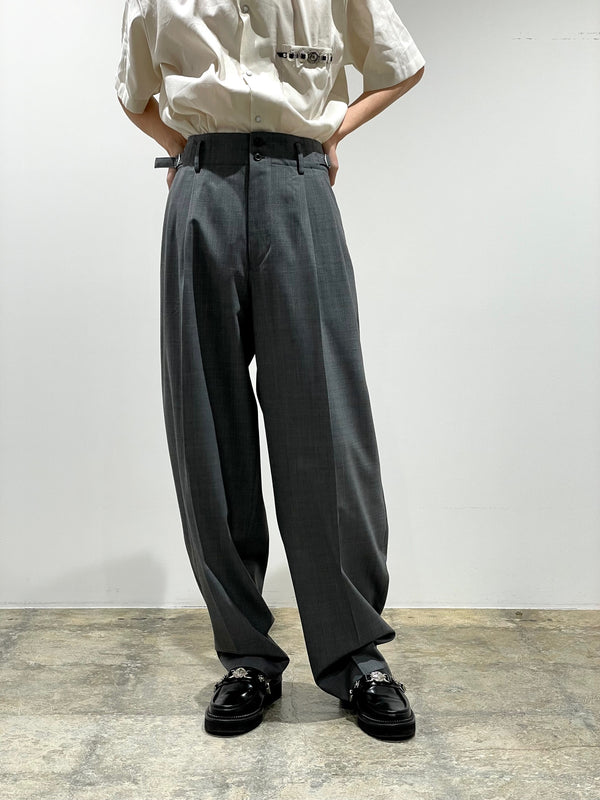Polyester wool pants