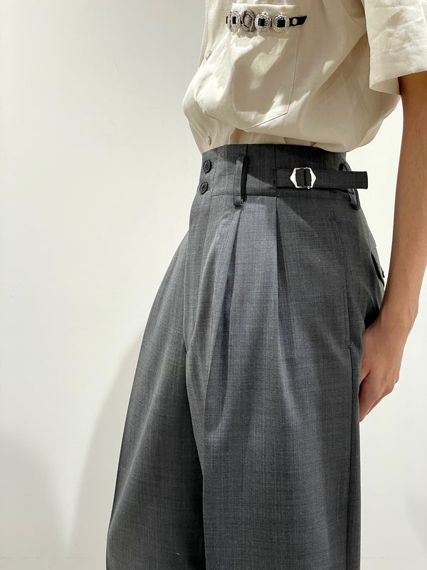 Polyester wool pants