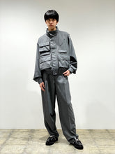 画像をギャラリービューアに読み込む, Polyester wool blouson
