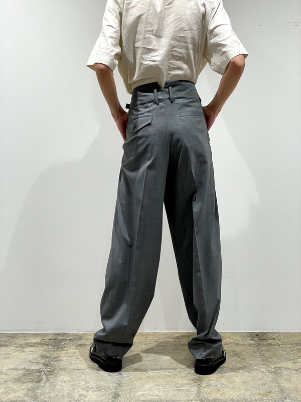 Polyester wool pants