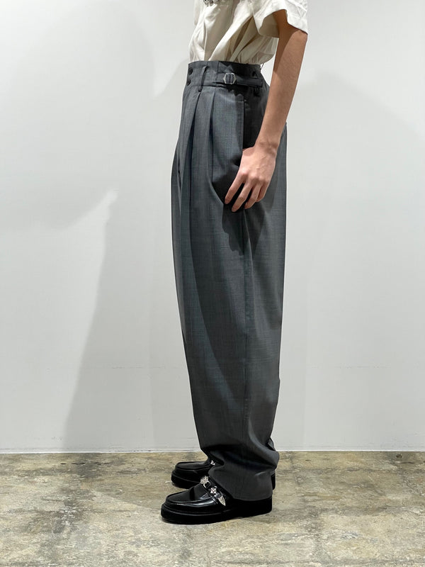 Polyester wool pants