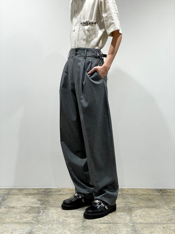 Polyester wool pants