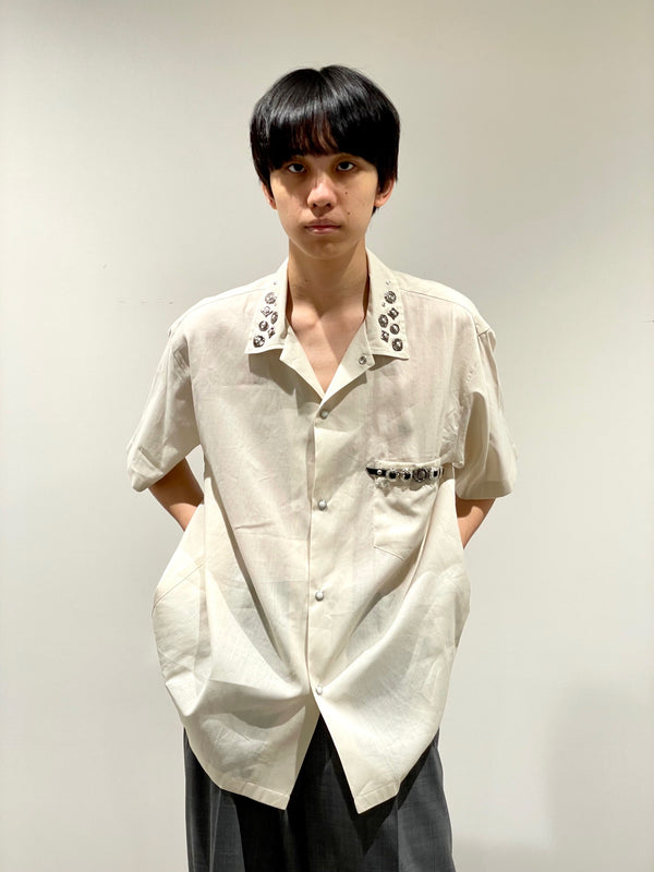 Plain weave metal S/S shirt
