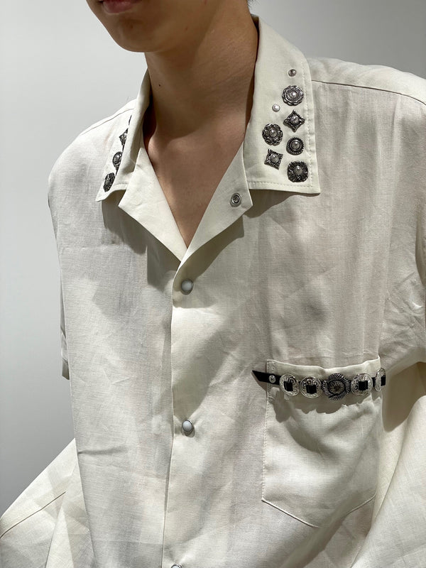 Plain weave metal S/S shirt