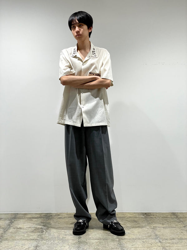 Plain weave metal S/S shirt