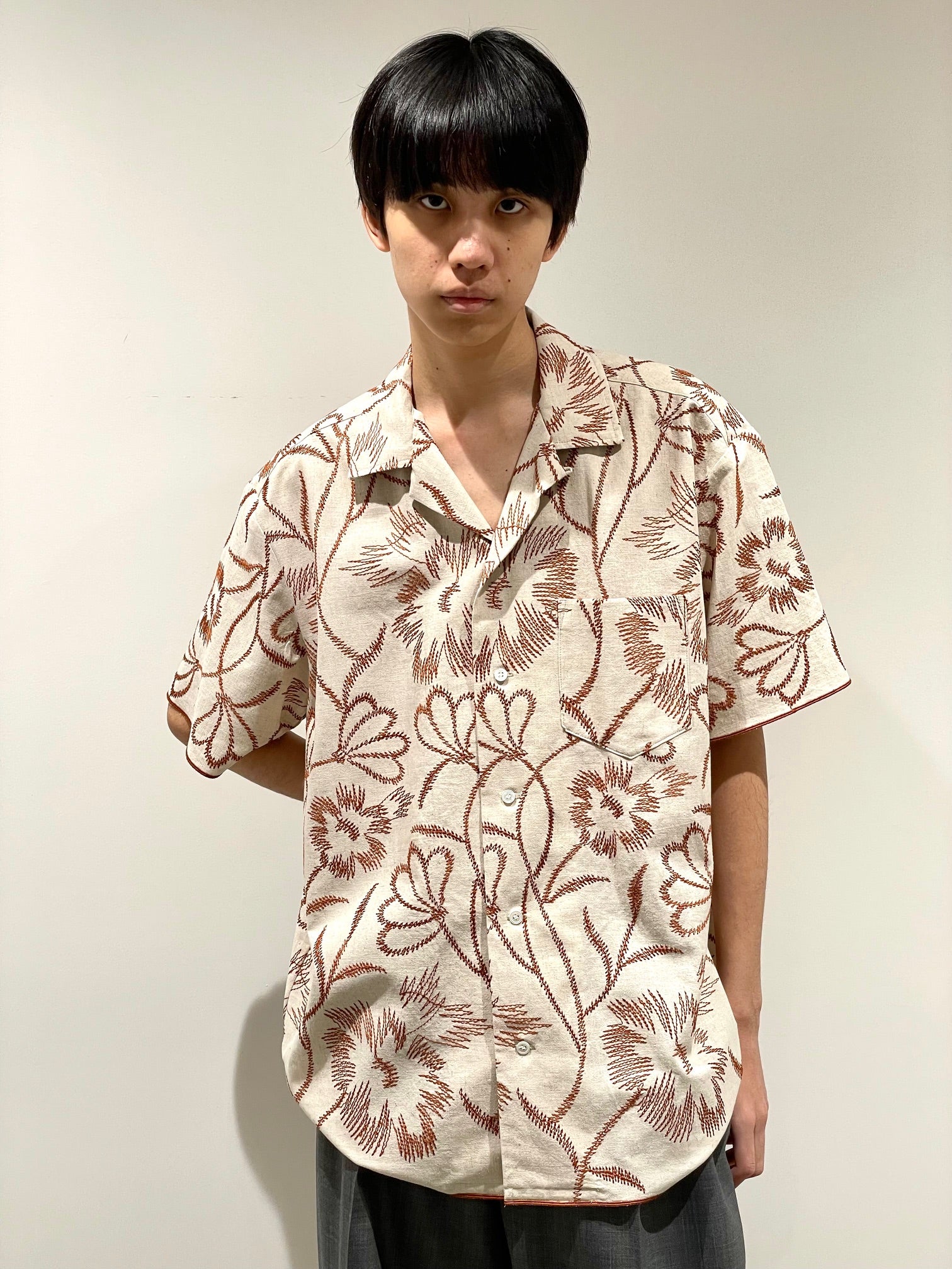 Embroidery S/S shirt – FUKIONLINE