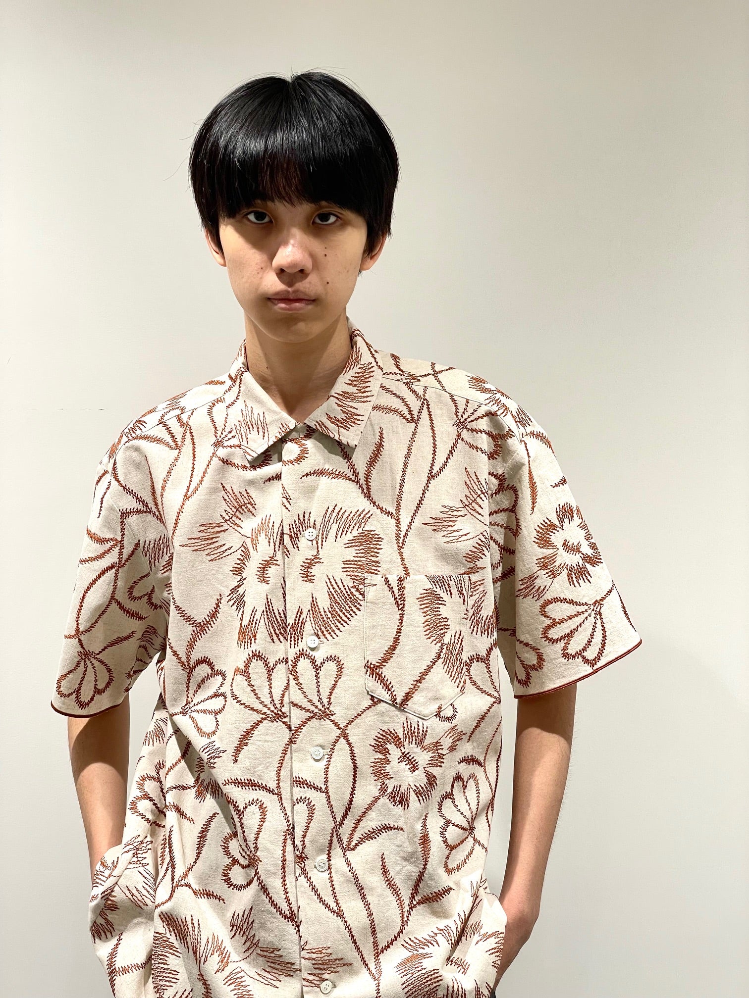 Embroidery S/S shirt – FUKIONLINE