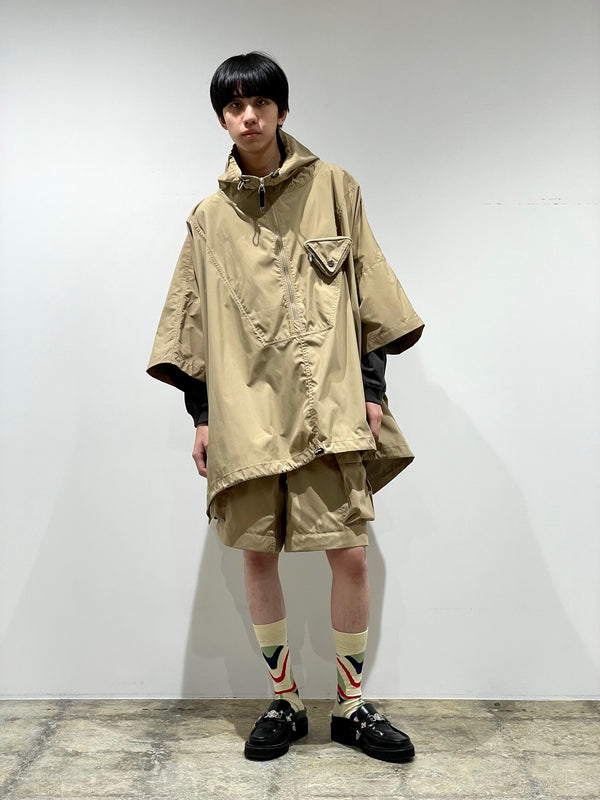 Weather cloth poncho