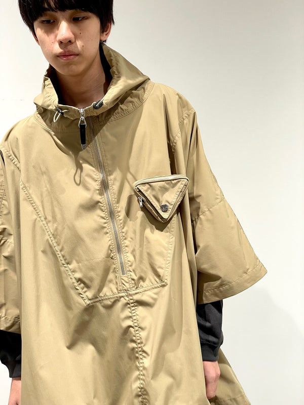 Weather cloth poncho