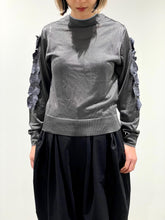 Motif knit pullover 2