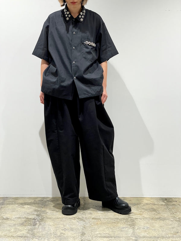 Plain weave metal S/S shirt
