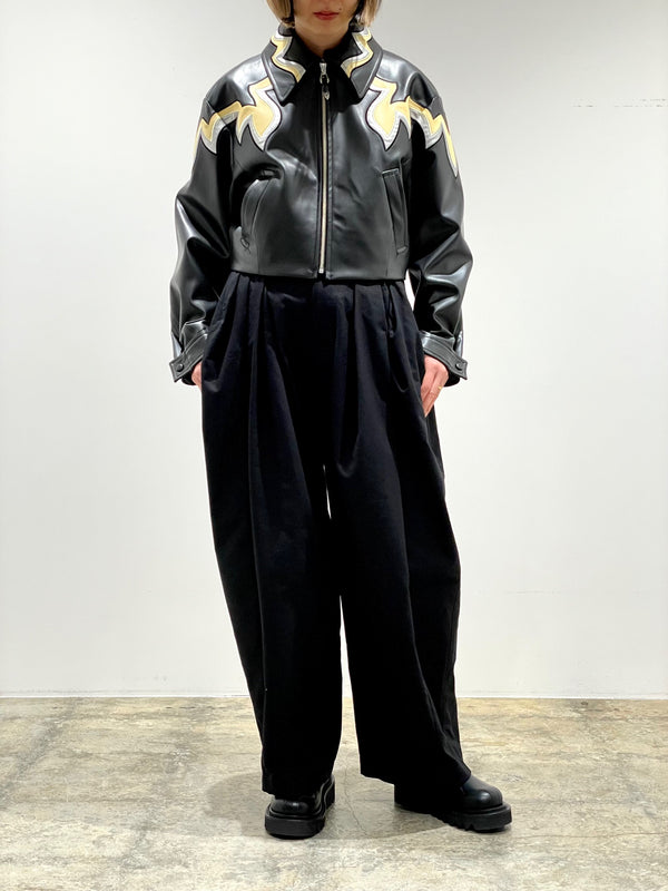 Cotton OX wide pants