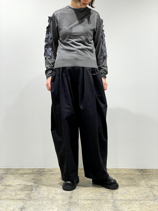Motif knit pullover 2