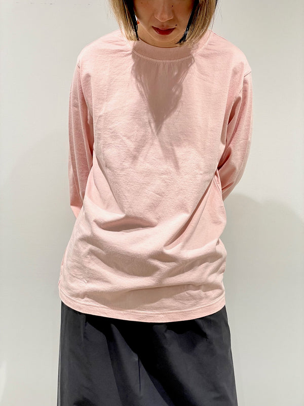 GARMENT DYED SOLID T-SHIRT（LONG SLEEVE）