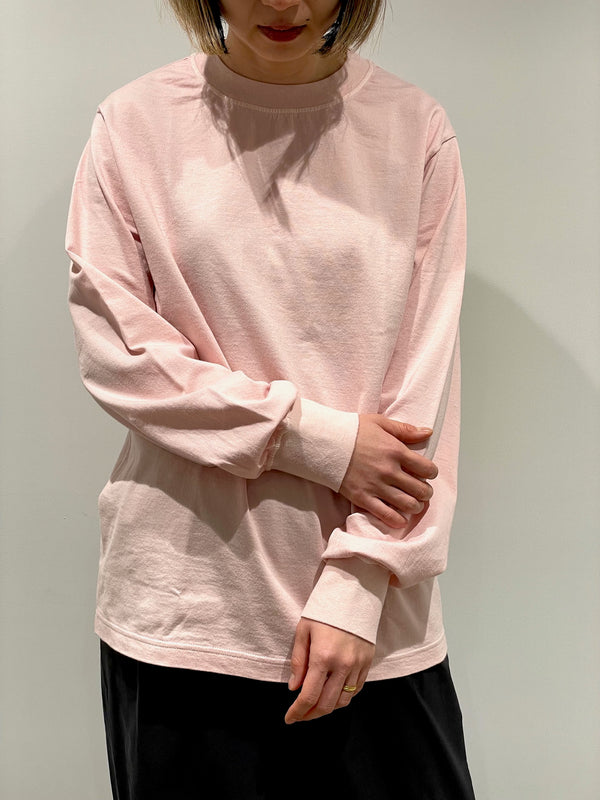 GARMENT DYED SOLID T-SHIRT（LONG SLEEVE）