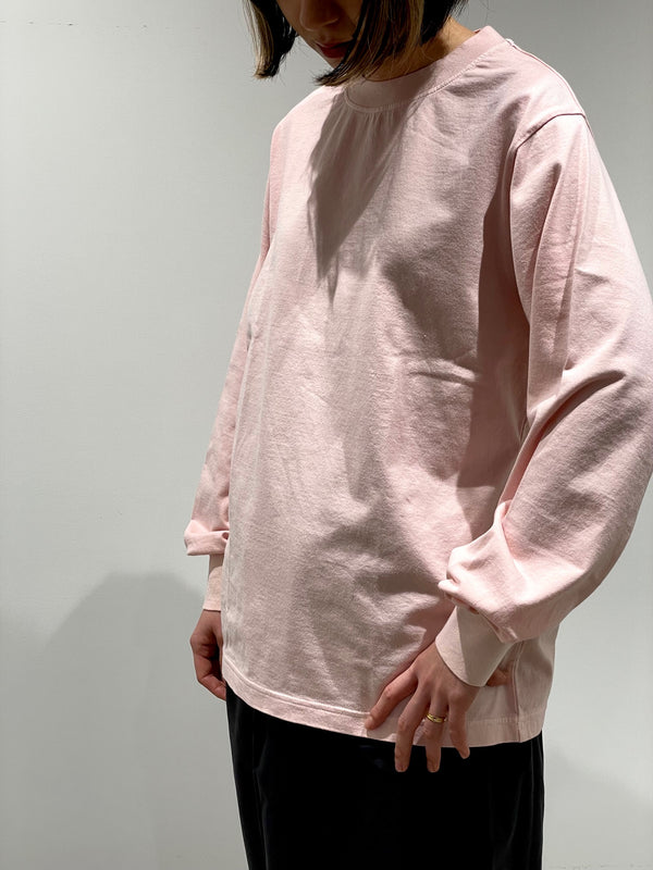 GARMENT DYED SOLID T-SHIRT（LONG SLEEVE）