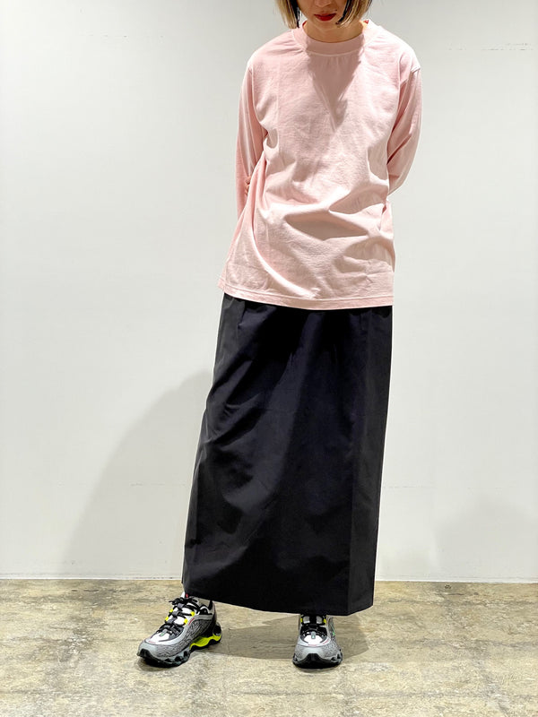 GARMENT DYED SOLID T-SHIRT（LONG SLEEVE）